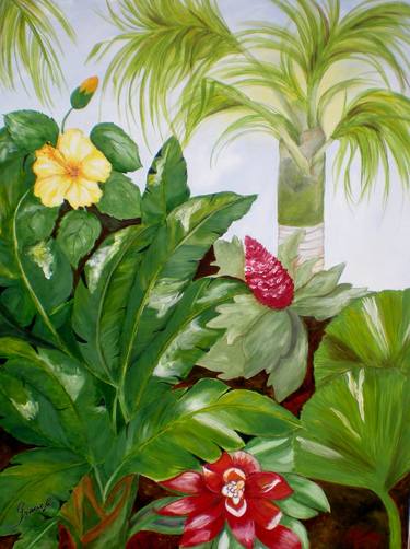 Print of Fine Art Botanic Paintings by Graciela Castro