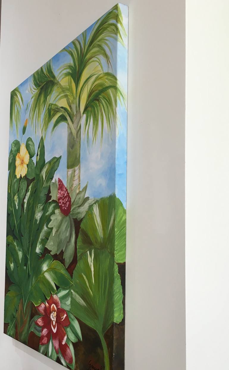 Original Fine Art Botanic Painting by Graciela Castro