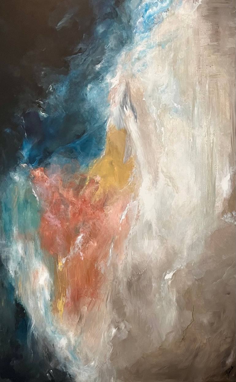 Original Abstract Expressionism Abstract Painting by Graciela Castro