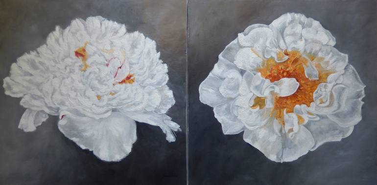 Original Floral Painting by Graciela Castro