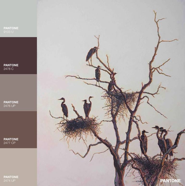 Original Documentary Animal Painting by Patricia A Griffin