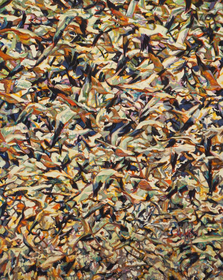 Original Contemporary Animal Painting by Patricia A Griffin