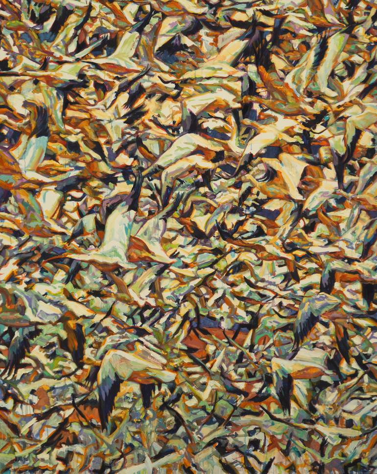 Original Contemporary Animal Painting by Patricia A Griffin