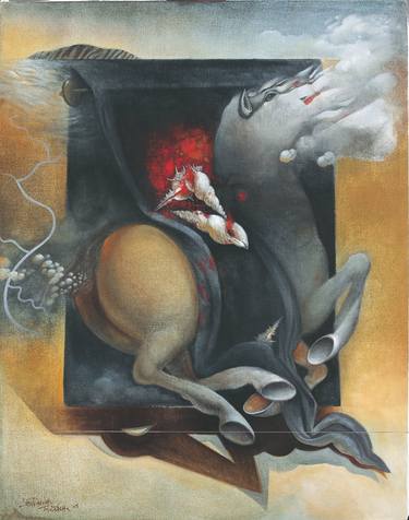 Print of Surrealism Culture Paintings by Aristomenis Tsolakis