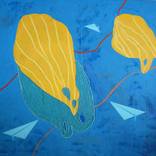 Nostalgia, plastic bags in Space by Aloaye Norris Adoro