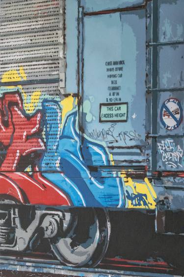 Original Street Art Graffiti Painting by Joseph Steininger