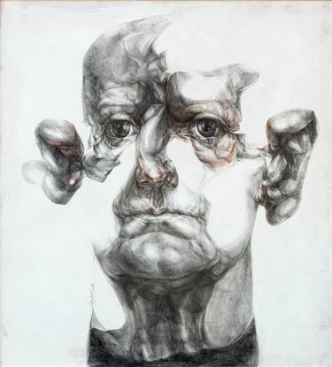 Original Figurative Portrait Drawings by Djerdji Acaji