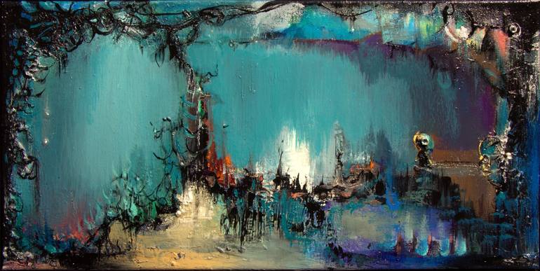 DREAMSCAPE, Abstract Landscape Painting By Sandra Vucicevic | Saatchi Art