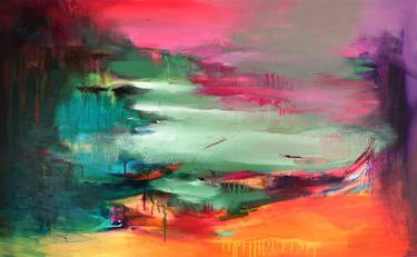 Original Abstract Expressionism Abstract Paintings by Sandra Vucicevic