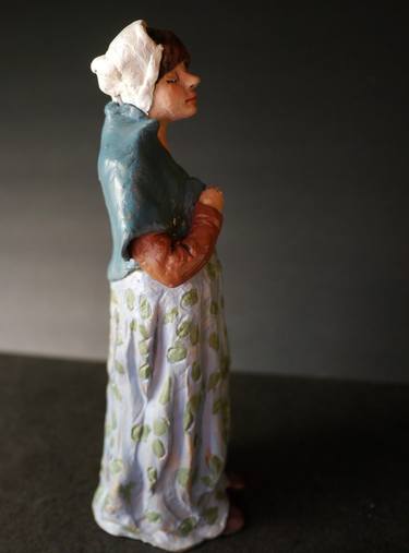 Original Figurative Women Sculpture by ReneeLaure Moniot Stornaiuolo