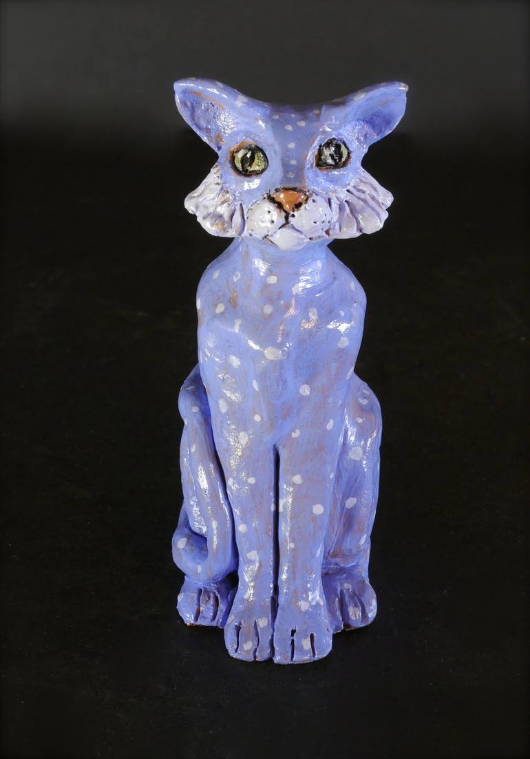 Original Figurative Cats Sculpture by ReneeLaure Moniot Stornaiuolo