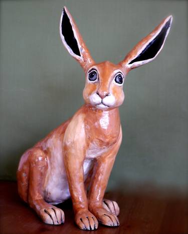 Original Figurative Animal Sculpture by ReneeLaure Moniot Stornaiuolo