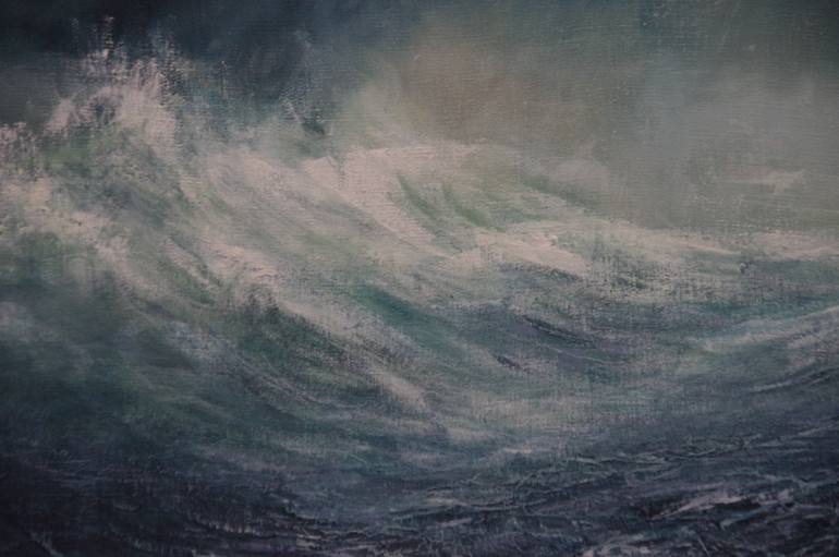 Original Impressionism Seascape Painting by Geoff Winckle