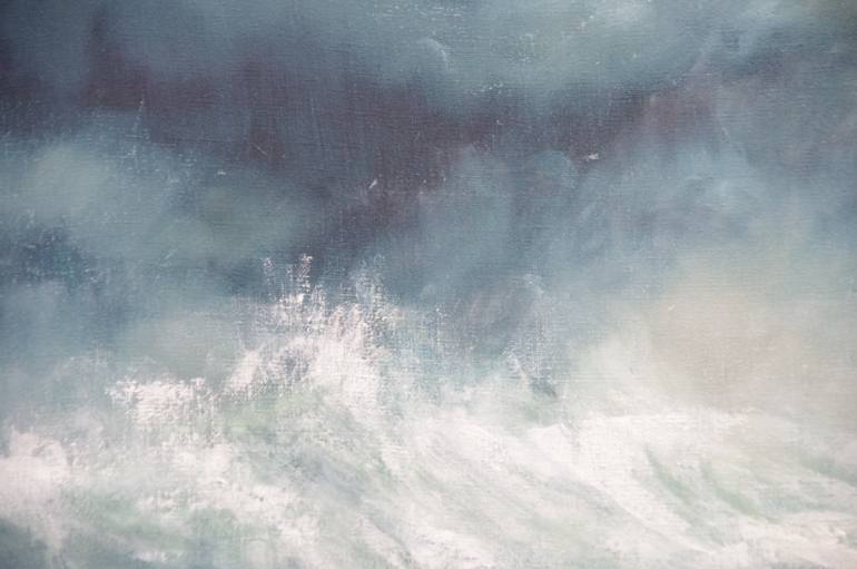 Original Impressionism Seascape Painting by Geoff Winckle