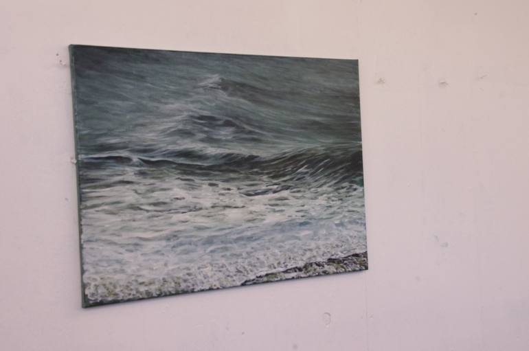 Original Impressionism Seascape Painting by Geoff Winckle
