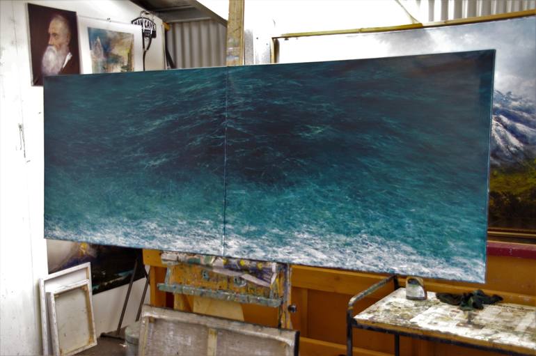 Original Realism Seascape Painting by Geoff Winckle