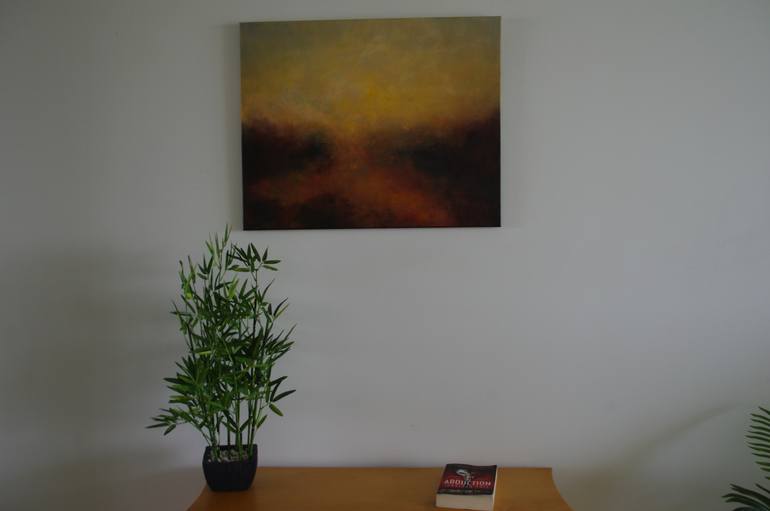 Original Abstract Expressionism Landscape Painting by Geoff Winckle