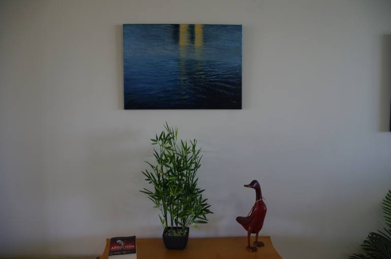 Original Fine Art Seascape Painting by Geoff Winckle