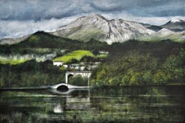 Original Illustration Landscape Paintings by Geoff Winckle