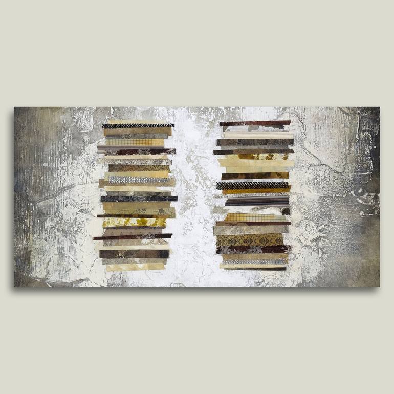 Original Art Deco Abstract Painting by Michael Mathews