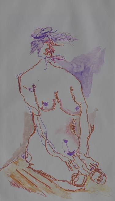 Print of Expressionism Body Printmaking by Vaidoto GEGEMOTAS