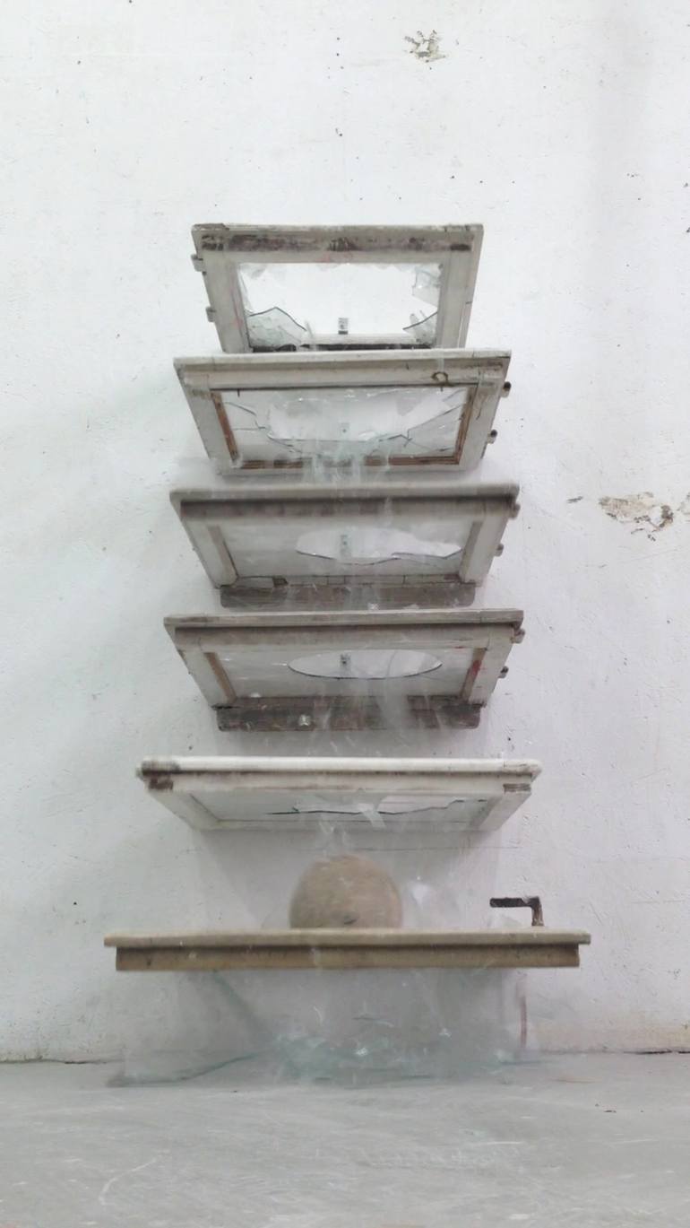 Original Conceptual Abstract Installation by Tripon Raul