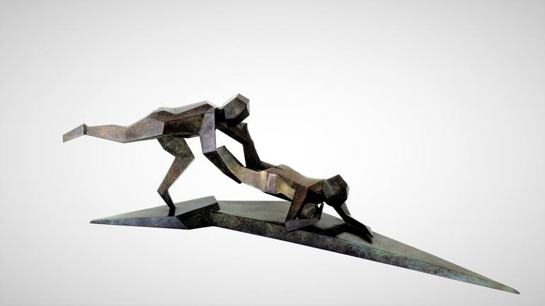 Original 3d Sculpture Sport Sculpture by Jacob Chandler