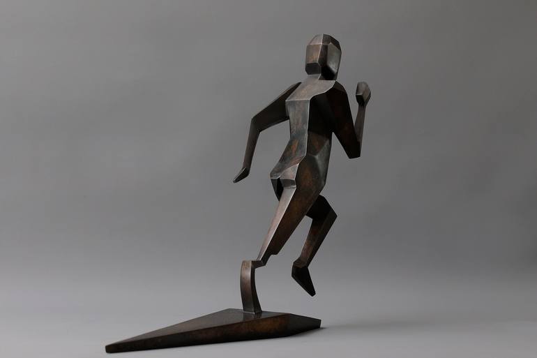Original Sport Sculpture by Jacob Chandler