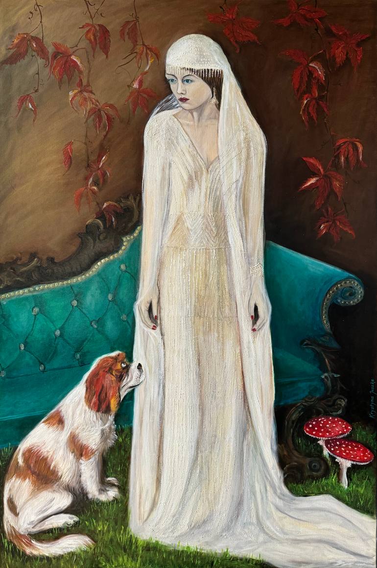 Original Contemporary Women Painting by Krystyna Jaszke