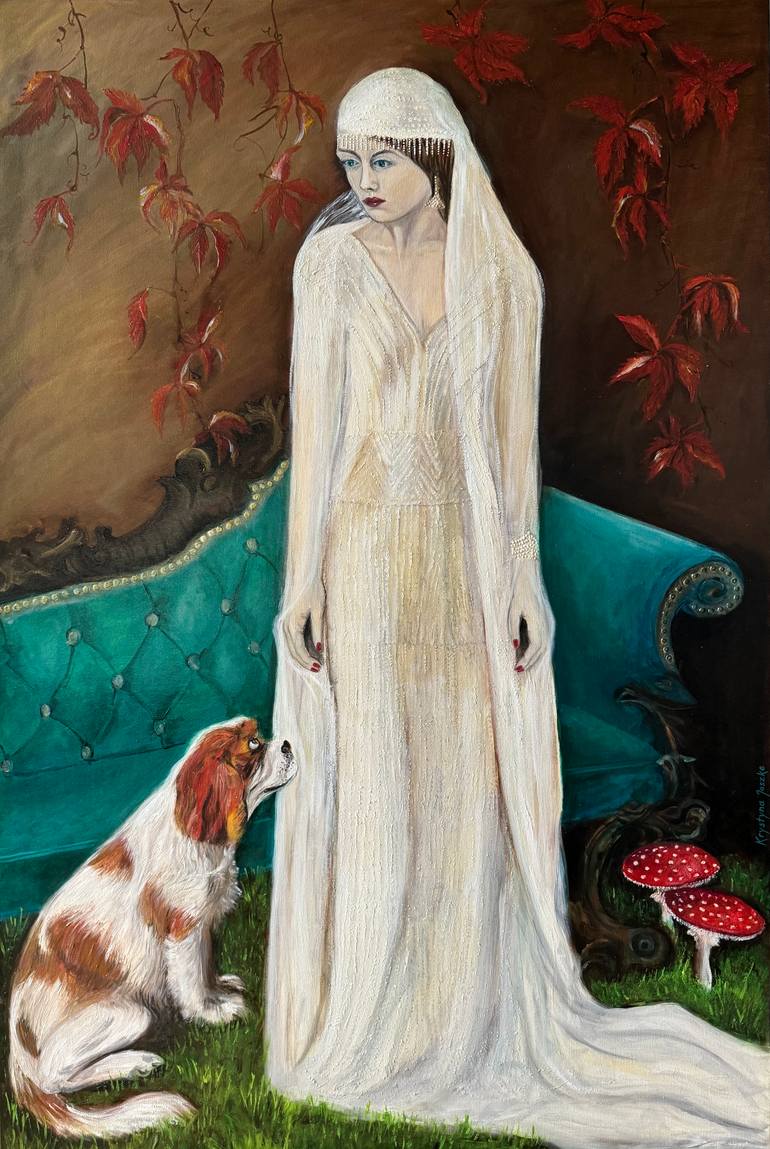 Original Contemporary Women Painting by Krystyna Jaszke