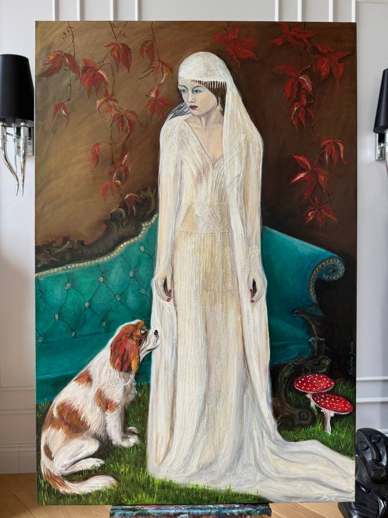 Original Contemporary Women Painting by Krystyna Jaszke