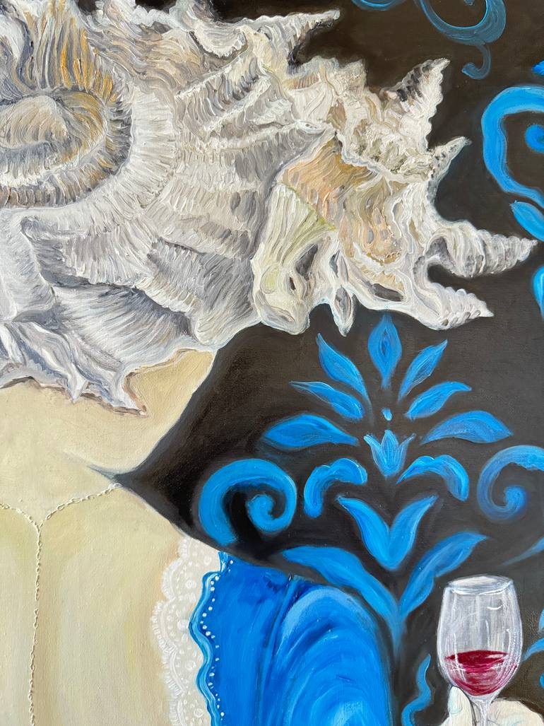 Original Figurative Women Painting by Krystyna Jaszke