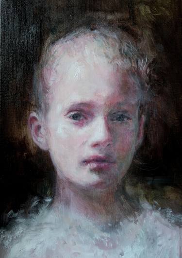 Print of Portraiture Portrait Paintings by Anna Madia