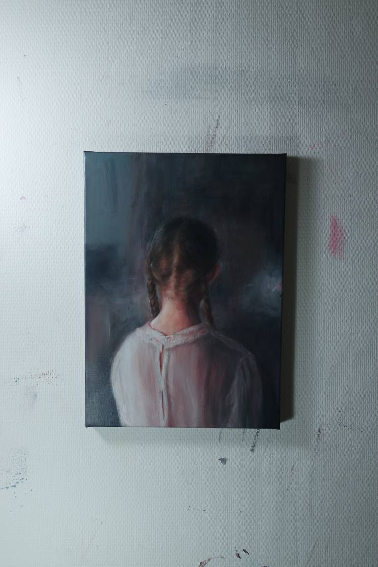 Original Portraiture People Painting by Anna Madia