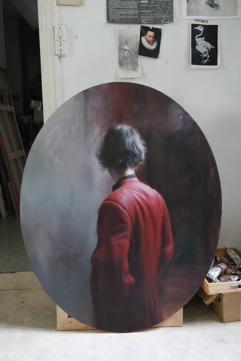 Original Portraiture People Painting by Anna Madia