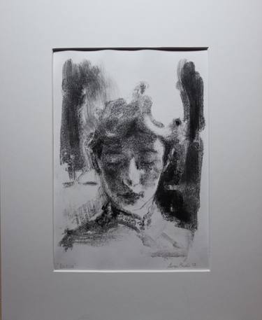 Original Figurative Portrait Printmaking by Anna Madia