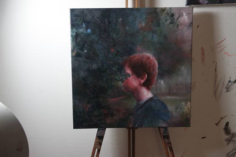 Original Portrait Painting by Anna Madia