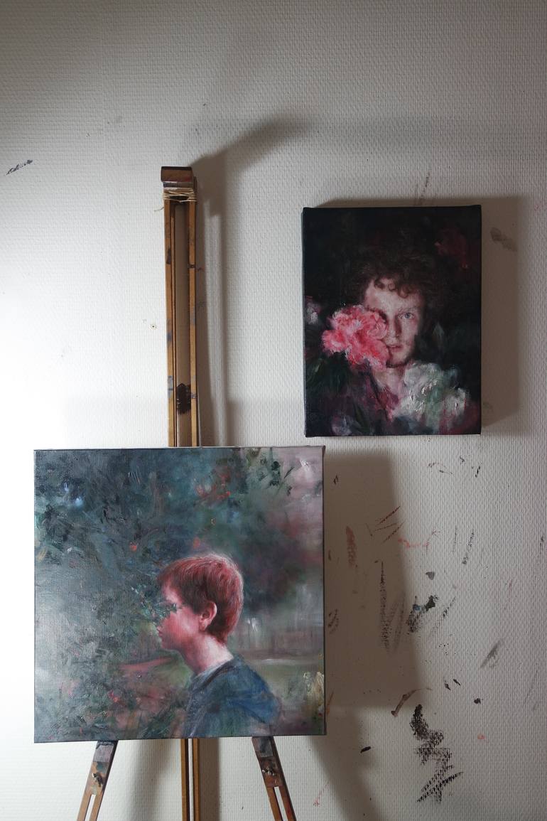 Original Figurative People Painting by Anna Madia