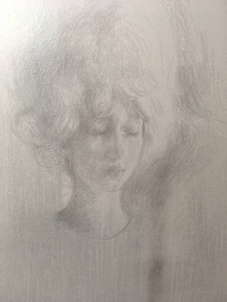 Original Figurative Portrait Drawing by Anna Madia