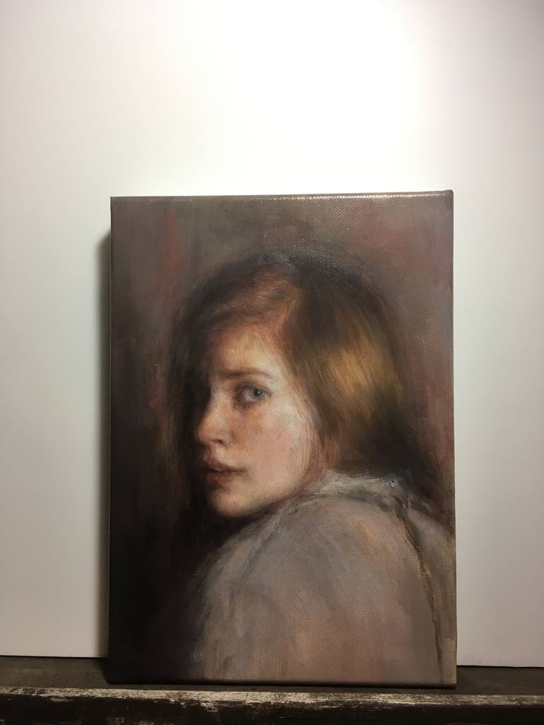 Original Figurative Portrait Painting by Anna Madia