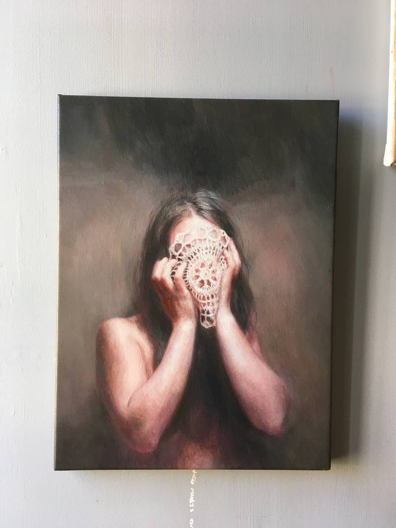 Original Figurative Portrait Painting by Anna Madia