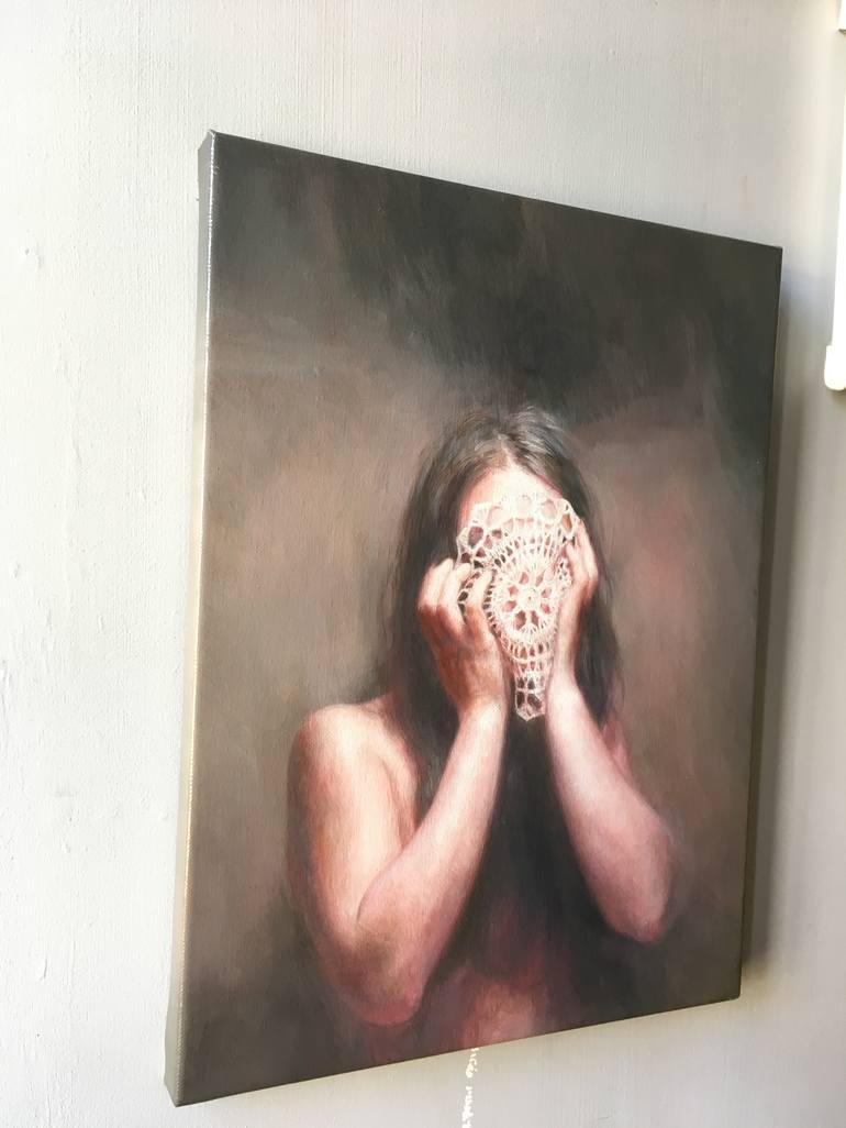 Original Figurative Portrait Painting by Anna Madia