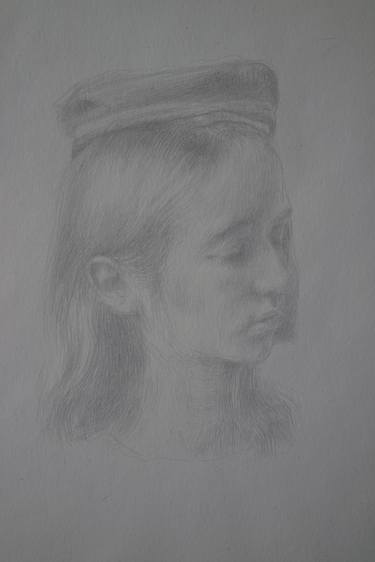 Caprice II (study in silverpoint) thumb