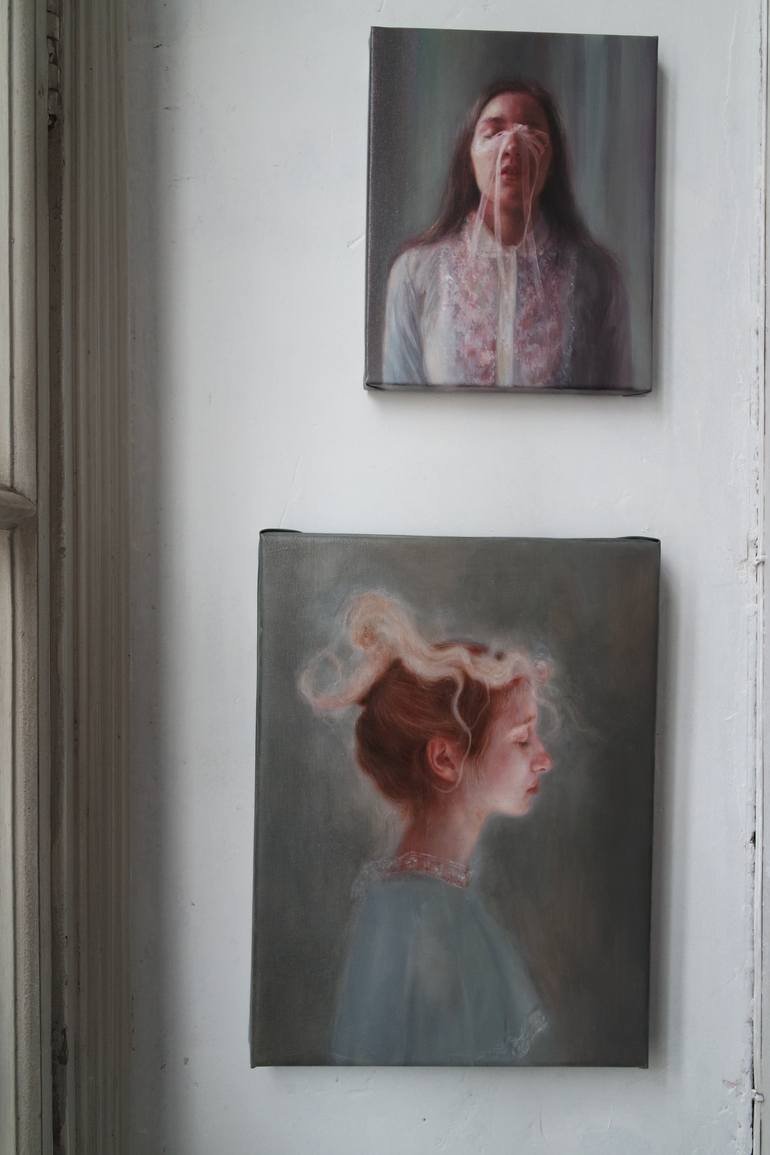 Original Figurative People Painting by Anna Madia