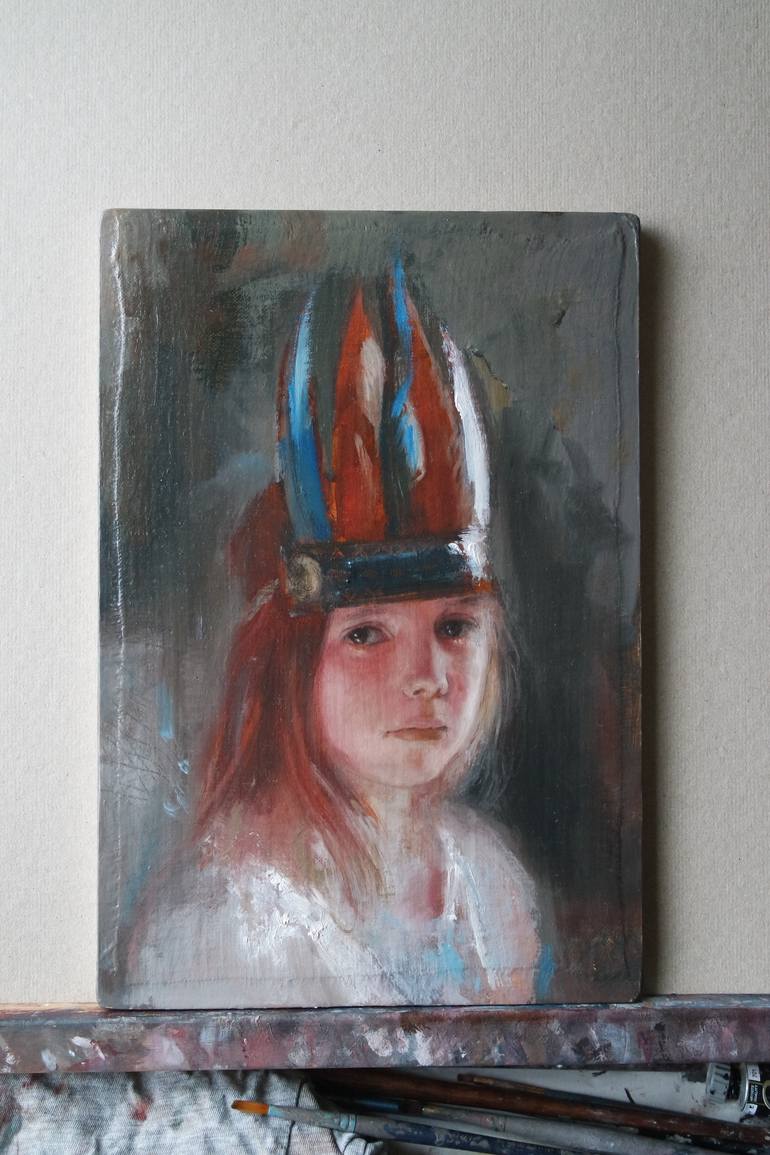 Original Portraiture Portrait Painting by Anna Madia