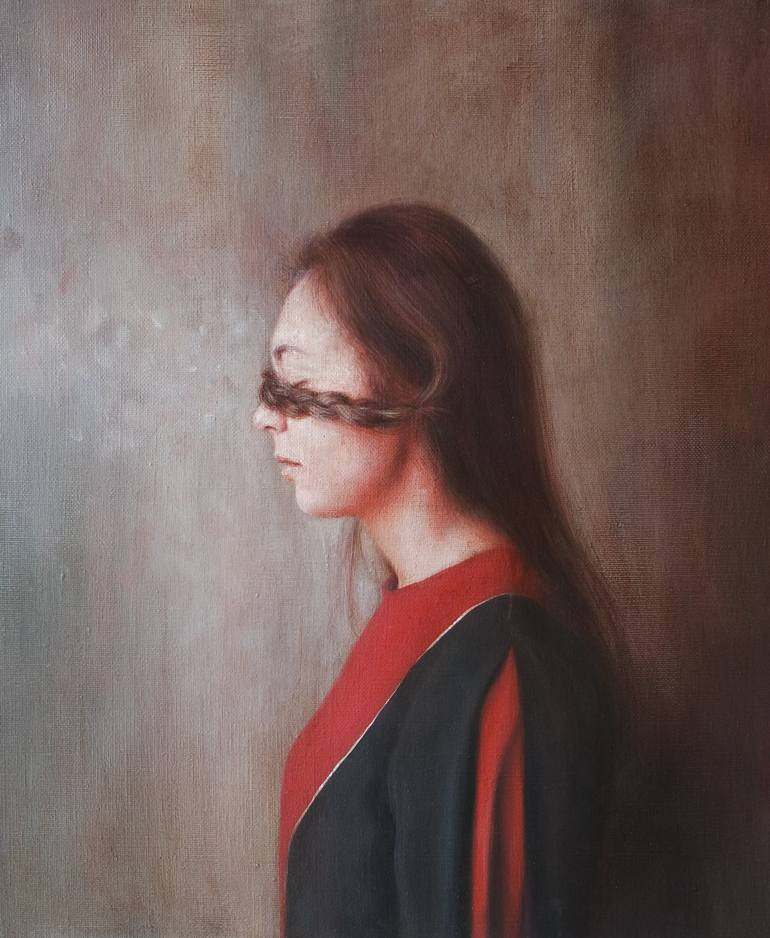 Original Figurative Portrait Paintings by Anna Madia