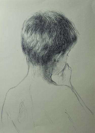 Original Portraiture Portrait Drawings by Anna Madia