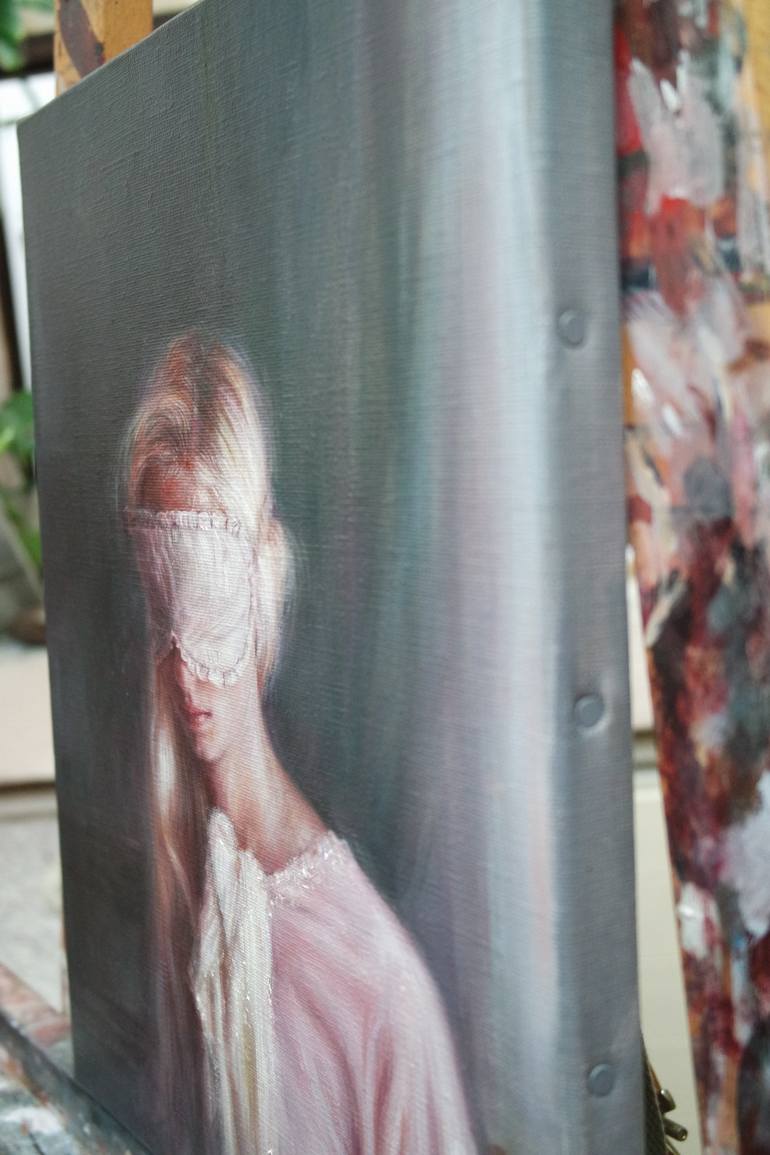 Original Figurative Portrait Painting by Anna Madia