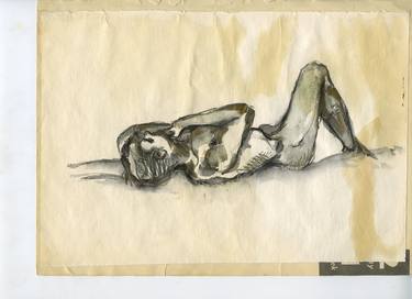 Print of Nude Drawings by connor mc cabe