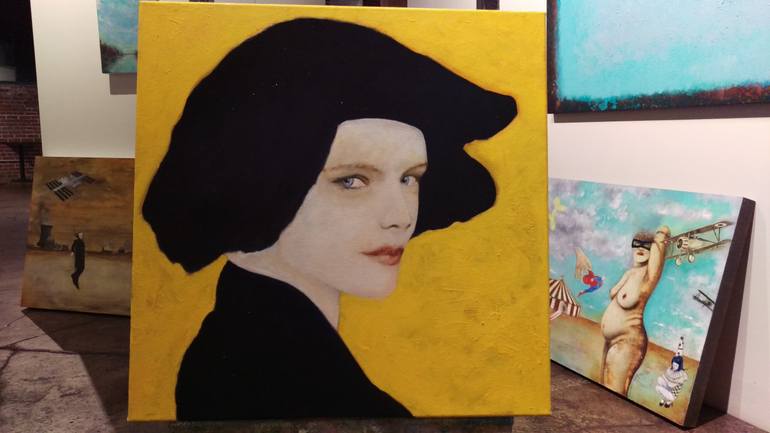 Original Figurative Women Painting by Sam Roloff